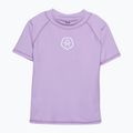 Colore Bambini Maglietta da bagno tinta unita lavanda/nebbia