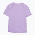 Colore Bambini Maglietta da bagno tinta unita lavanda/nebbia 2