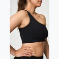 Girlfriend Collective Bianca Reggiseno monospalla da allenamento nero 4