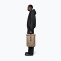 Zaino urbano Rains Rucksack Rolltop Beige 5