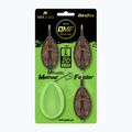 Mikado Douglas Q.M.F. System 3pc groundbait basket. + stampo 3