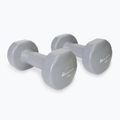 Manubri Meteor in vinile 30187 2 x 5 kg grigio