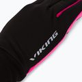 Guanti da corsa da donna Viking Runway Multifunzione rosa 4