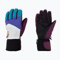 Guanti da sci da donna Viking Downtown Girl multicolore/bianco