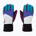 Guanti da sci da donna Viking Downtown Girl multicolore/bianco 3