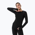 Maglia a maniche lunghe da allenamento da donna Cardio Bunny  black