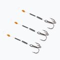 DRAGON V-Lures mulinello per esche per lucioperca 3 pezzi nero PDF-51-008-0804 2