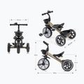 Bicicletta senza pedali a tre ruote Milly Mally Bobby golden 13