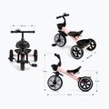 Bicicletta senza pedali a tre ruote Milly Mally Bobby pink 12