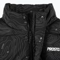 Giacca invernale da uomo PROSTO Puff Pattern nero 4