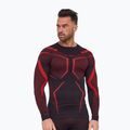 Felpa termica uomo Brubeck Dry black/red
