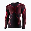 Felpa termica uomo Brubeck Dry black/red 3