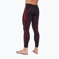 Pantaloni termici da uomo Brubeck Dry black/red 2
