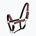 Cavezza per cavalli York Porto nero/rosso