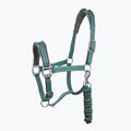 Cavezza per cavalli York Calipso grigio/verde con legatura