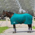 York Ekona coperta in pile a righe turchesi/grigie per cavalli