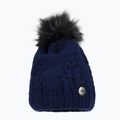 Berretto invernale da donna con camino Horsenjoy Mirella blu navy 2