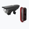 Set di luci per bicicletta KROSS Quark Set 2.0 black