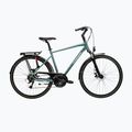 Bicicletta trekking da uomo KROSS Trans 3.0 green/silver/gloss