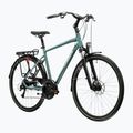 Bicicletta trekking da uomo KROSS Trans 3.0 green/silver/gloss 2