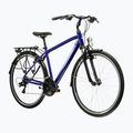 Bicicletta trekking da uomo KROSS Trans 1.0 navy blue/silver/gloss 2