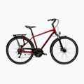 Bicicletta trekking da uomo KROSS Trans 4.0 ruby/black/gloss