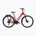 Bicicletta da trekking da donna KROSS Trans 5.0 In red/silver/gloss