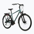 Bicicletta trekking da uomo KROSS Trans 3.0 green/silver/gloss 2