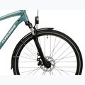 Bicicletta trekking da uomo KROSS Trans 3.0 green/silver/gloss 6