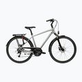 Bicicletta trekking da uomo KROSS Trans 3.0 silver/blue/gloss