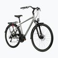 Bicicletta trekking da uomo KROSS Trans 3.0 silver/blue/gloss 2