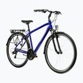 Bicicletta trekking da uomo KROSS Trans 1.0 navy blue/silver/gloss 2