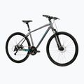 Bicicletta cross KROSS Evado 3.0 grey/teal/gloss 2