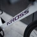 Bicicletta gravel KROSS Esker 1.0 FL grey/purple/gloss 14
