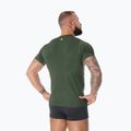 Maglietta termica Brubeck Outdoor Merino Wool Pro da uomo verde scuro/bianco 2 2
