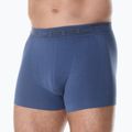 Boxer termico da uomo Brubeck BX10050A Comfort Cotone blu navy 4
