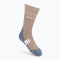 Calze da trekking da donna Brubeck BTR002 Trekking Marrone chiaro/grigio