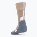 Calze da trekking da donna Brubeck BTR002 Trekking Marrone chiaro/grigio 2