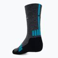 Calze da trekking da donna Brubeck BTR002 Trekking Light grafite/turchese 2