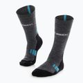Calze da trekking da donna Brubeck BTR002 Trekking Light grafite/turchese 5
