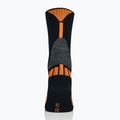 Calze da sci per bambini Brubeck Ski Force grigio / arancione 3