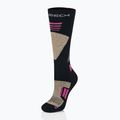 Calze da sci da donna Brubeck Ski Force nero / rosa