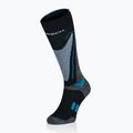 Calze da sci da uomo Brubeck Snow Force Grigio chiaro / blu 2