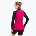 Felpa termica da donna Brubeck LS1352 Athletic fucsia / nero 2