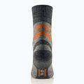 Calze da donna Brubeck Trekking Merino grigio chiaro/arancio 3