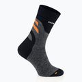 Calze da uomo Brubeck Trekking Merino grafite/arancio 2