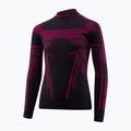 Maglia termica per bambini Brubeck Thermo Junior nero/fucsia
