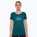 Maglietta termica da donna Brubeck SS1272 Outdoor Wool Pro verde