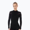 Maglia termica da donna Brubeck Thermo nero/rosa