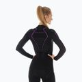Maglia termica da donna Brubeck Thermo nero/rosa 2